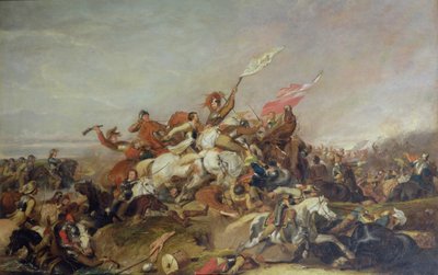 The Battle of Marston Moor in 1644 by Abraham Cooper
